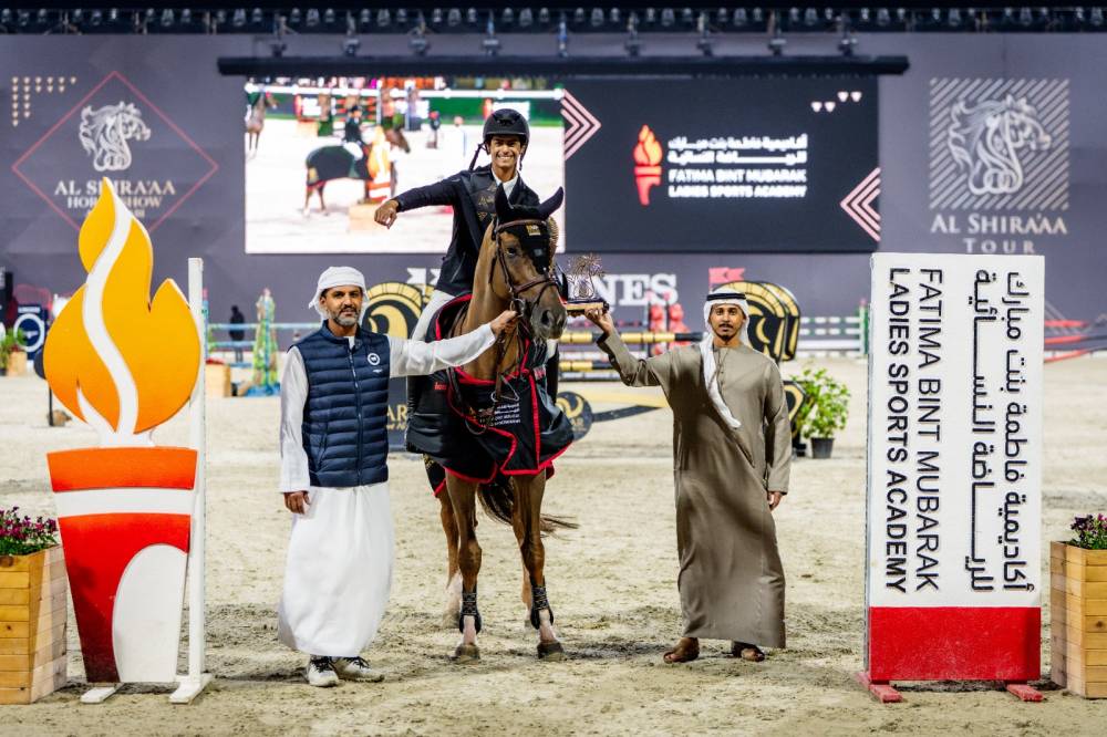 فرسان الإمارات يواصلون التألق في بطولة الشراع الدولية لقفز الحواجز