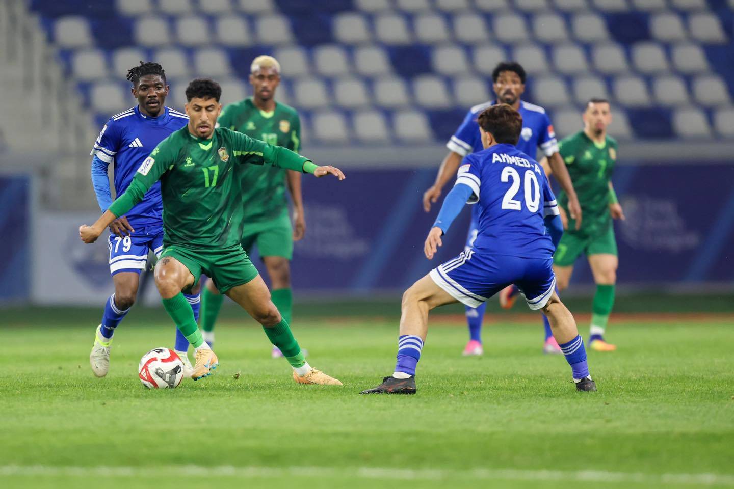 من مباراة فريقي الميناء والشرطة