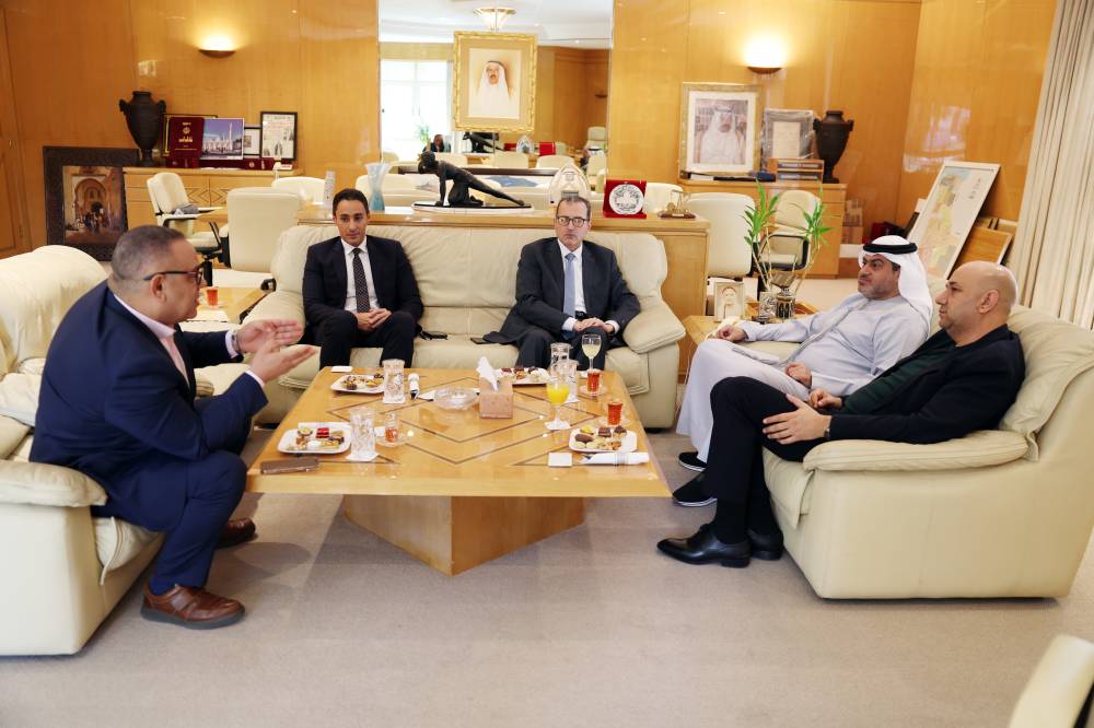 خالد عبدالله تريم يبحث التعاون مع قنصل عام مصر