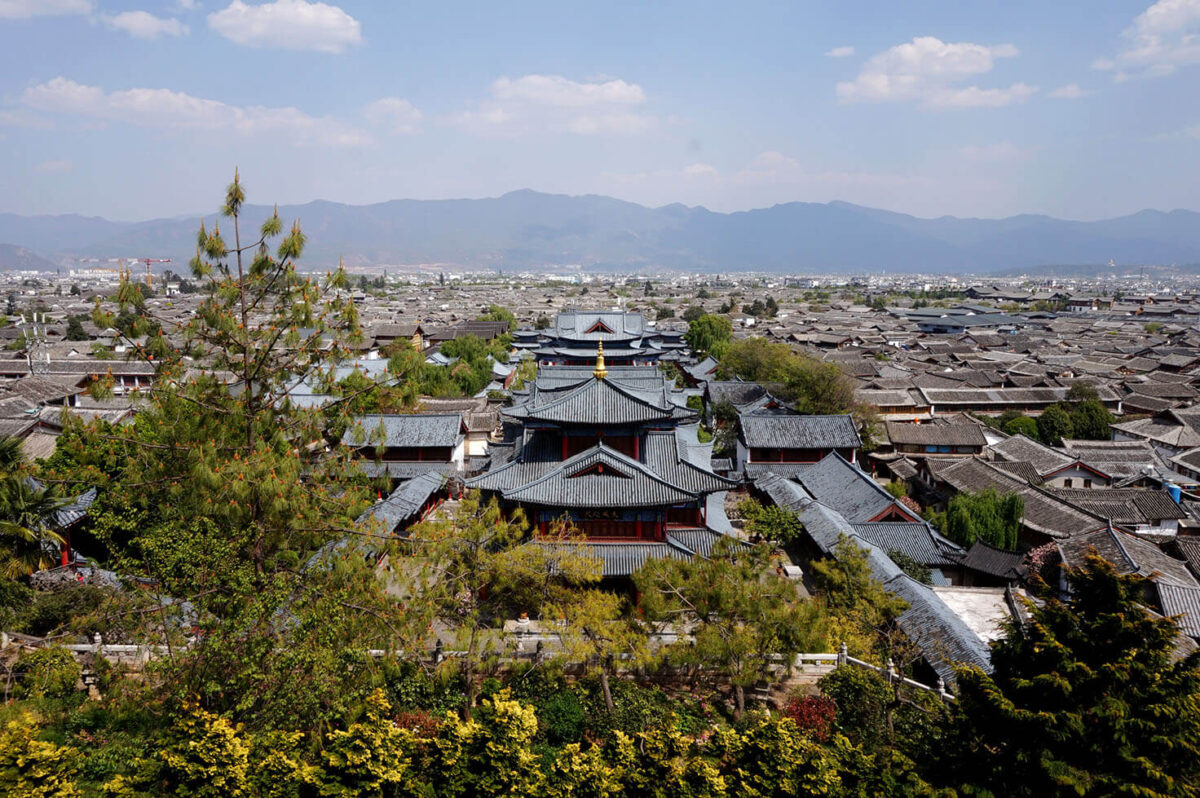 إحدى مدن مقاطعة يونان الصينية