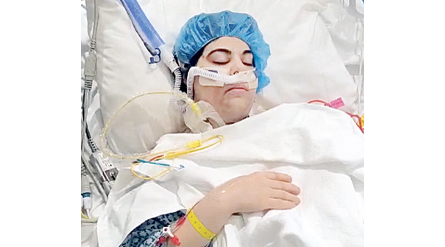 أم فلسطينية تواجه الموت وتحتاج إلى زراعة رئتين