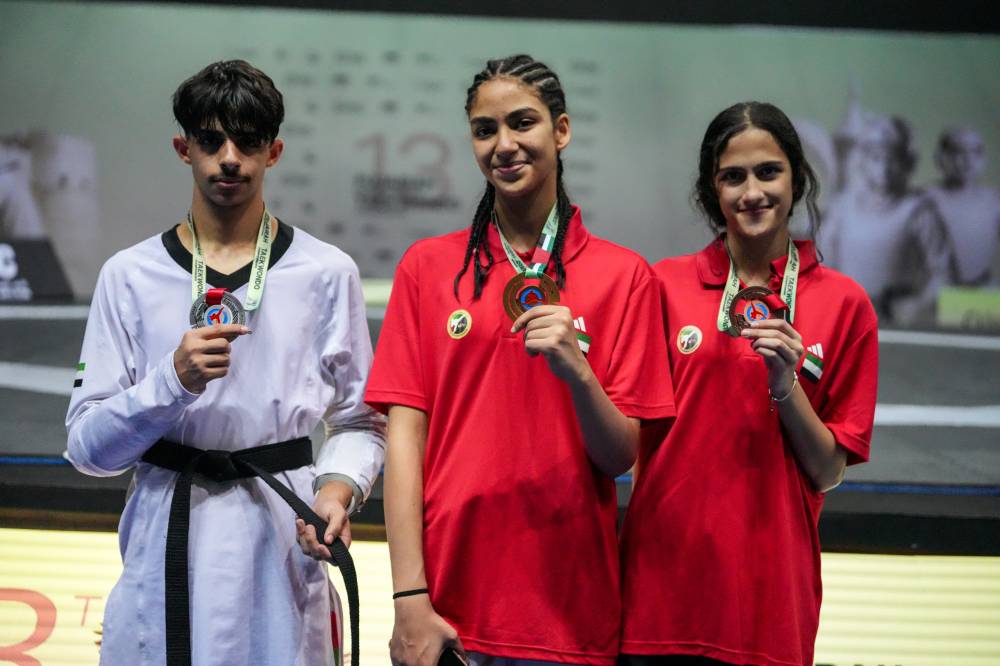  لاعبات الإمارات أصحاب الميداليات