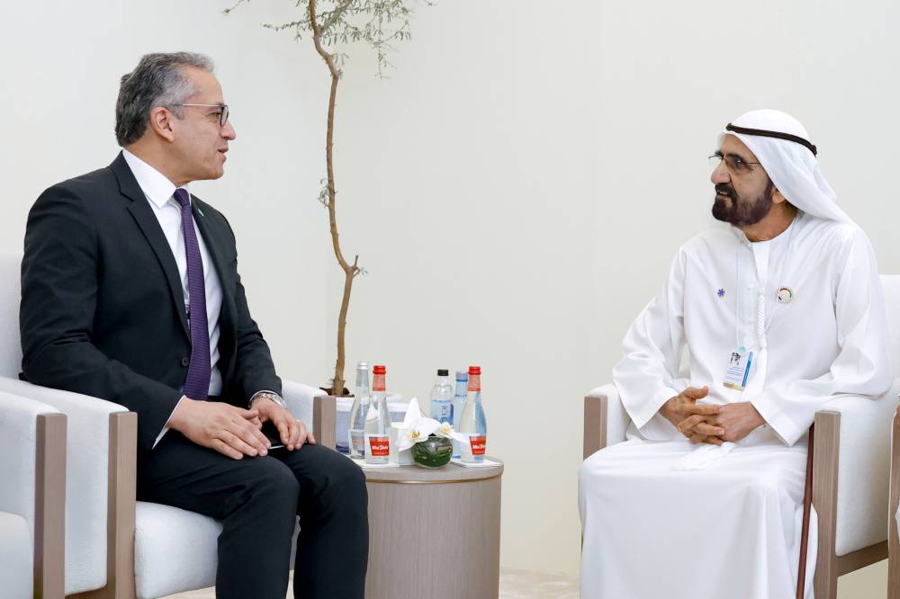 محمد بن راشد ومدير «اليونسكو» يبحثان تعزيز التعاون