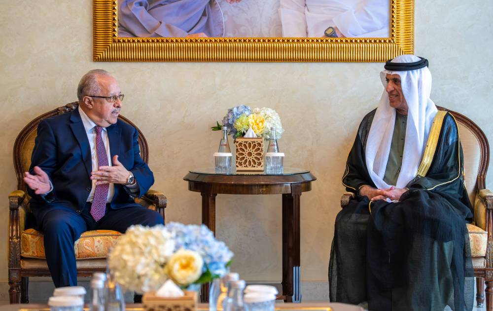 حاكم رأس الخيمة ووزير خارجية غواتيمالا يبحثان التعاون