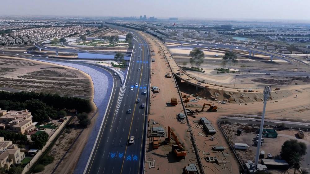 «طرق دبي» تفتتح جسراً على تقاطع شارع القدرة مع المرابع العربية ودبي للاستوديوهات