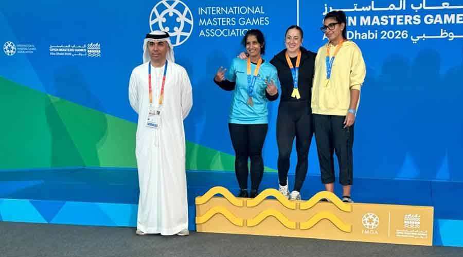 «أبوظبي لرفع الأثقال» يتوج بذهبية وفضية