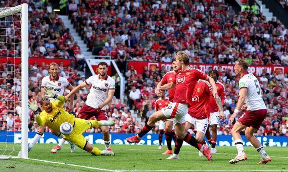 موعد مباراة مانشستر يونايتد ووست هام الليلة والتشكيل المتوقع