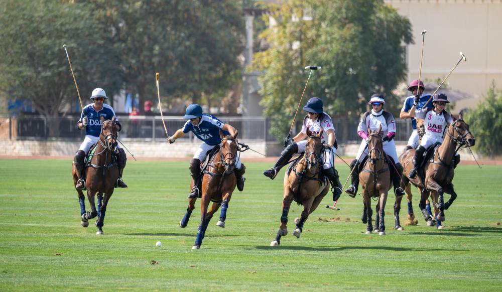 ميثاء بنت محمد خلال منافسات الكأس الذهبية