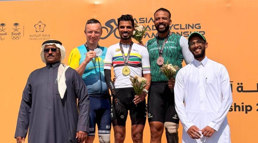 منتخب الدراجات البارالمبية يحصد 7 ميداليات