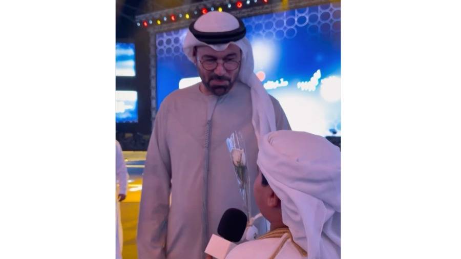 محمد القرقاوي لـ«فتى الورد»: رسالتنا في الإمارات هي الأمل ونحن مستمرون في نشره (فيديو)