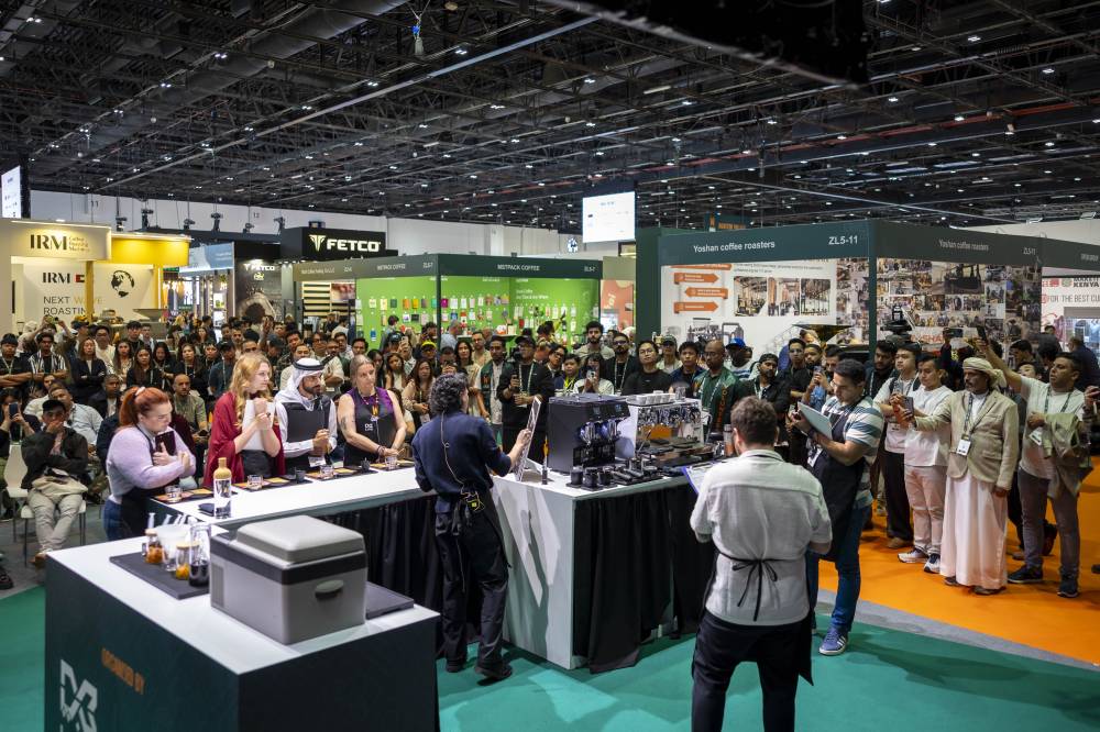 جانب من فعاليات معرض عالم القهوة بدبي 2026
