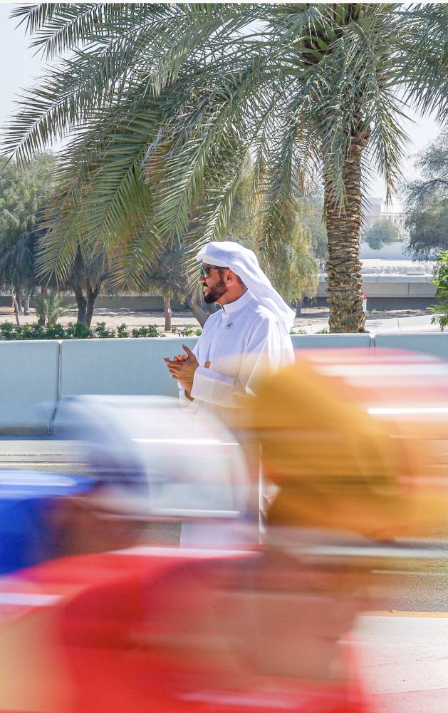 نهيان بن زايد يشهد المنافسات