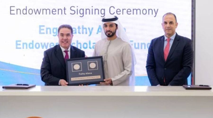 تعزيز صندوقي «الشعالي» و«عفانة» لمنح جامعة عجمان