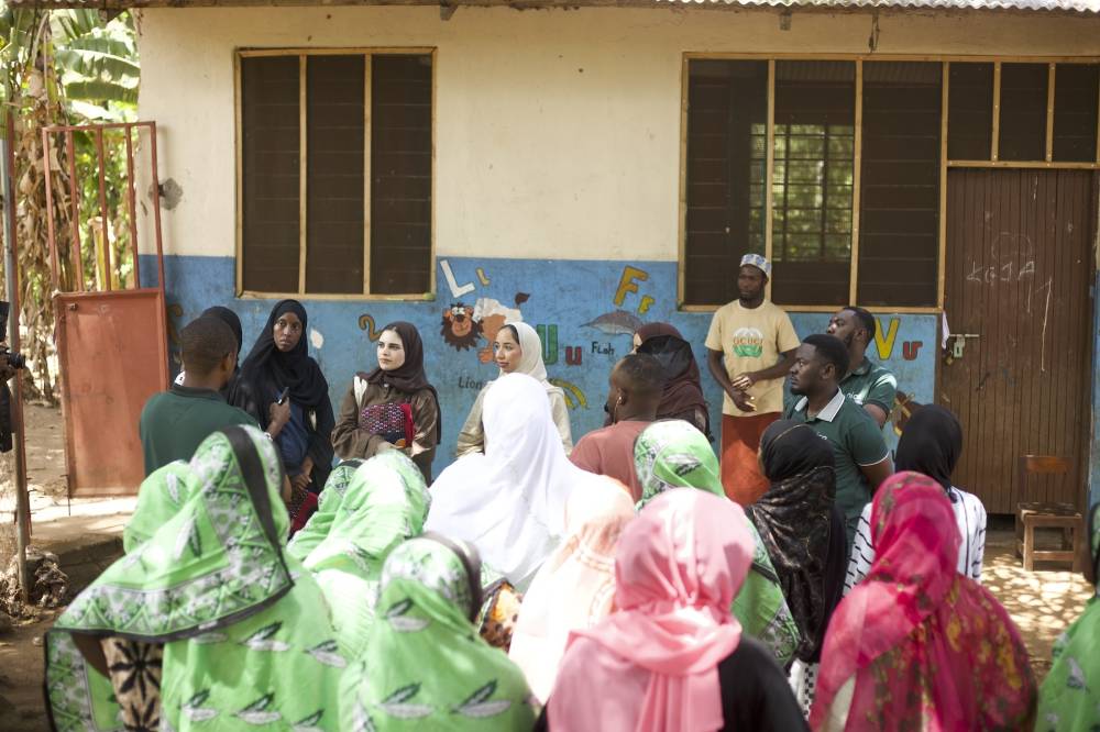 جانب من الزيارة