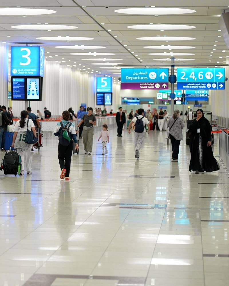 مطار دبي الدولي في 5 مارس بعد الاستئناف الجزئي للرحلات