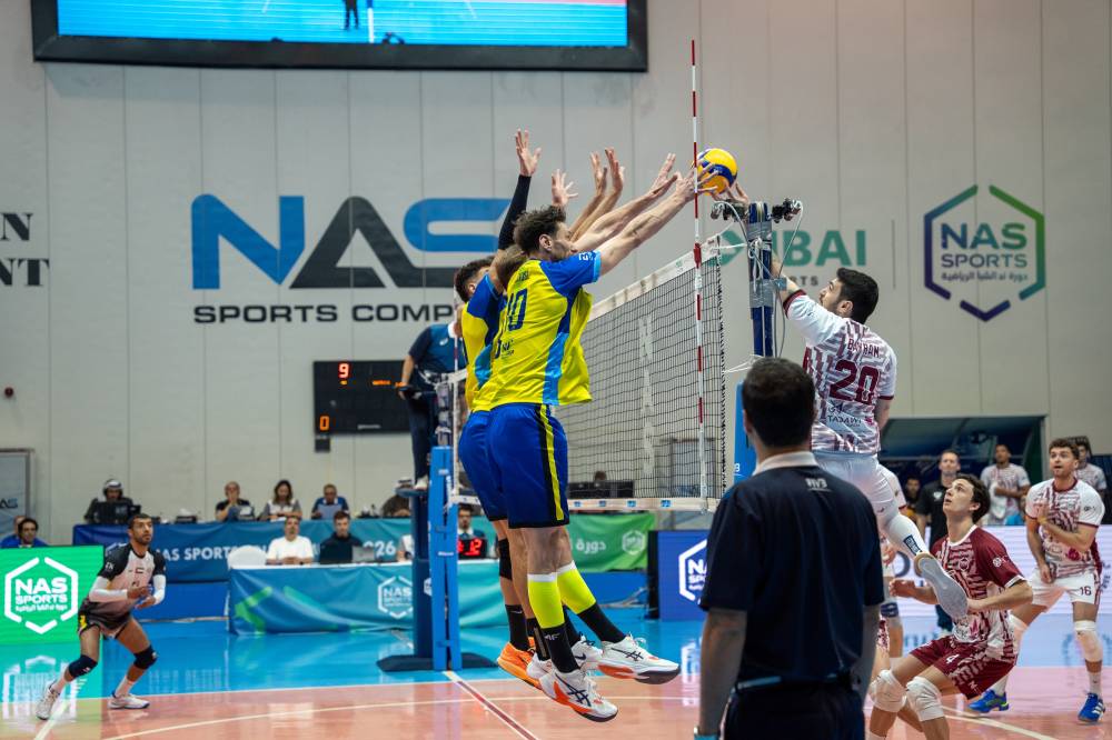 من منافسات الكرة الطائرة