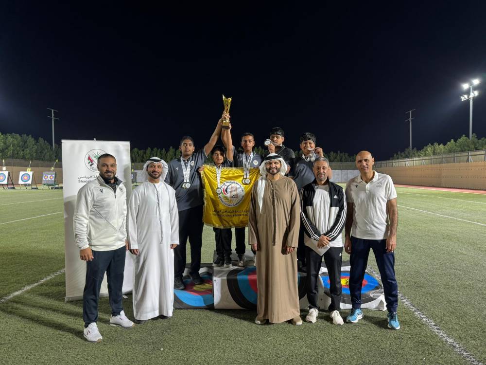 نادي مليحة يحصد المركز الأول و7 ميداليات في ختام بطولة مجلس الشارقة الرياضي