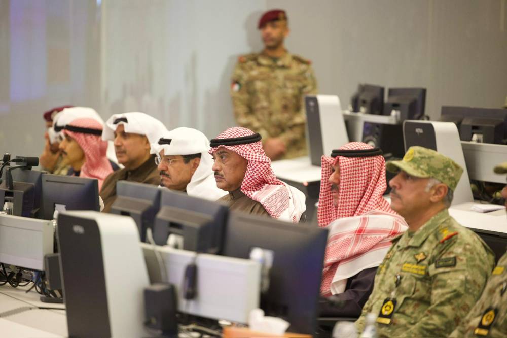 ولي العهد الكويتي الشيخ صباح خالد الحمد الصباح يزور الرئاسة العامة للحرس الوطني (كونا)