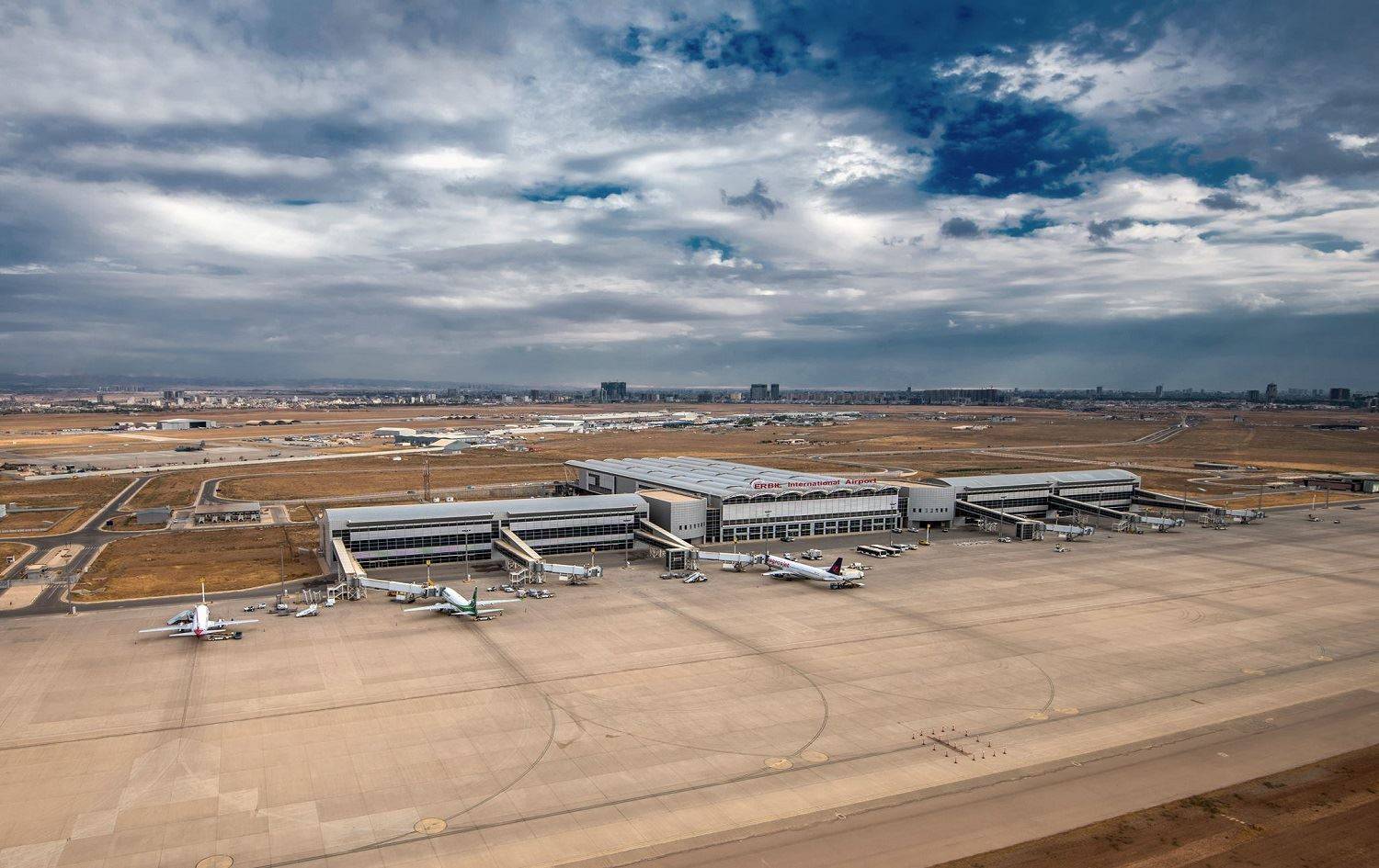 اعتراض مسيرة قرب مطار أربيل في كردستان العراق