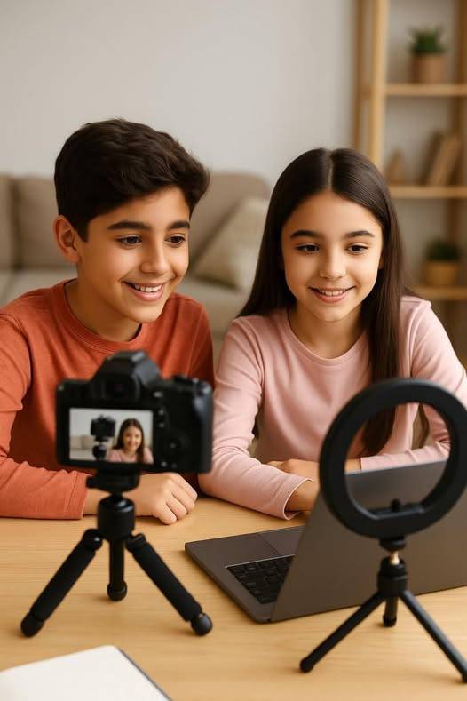 أطفال يصنعون المحتوى