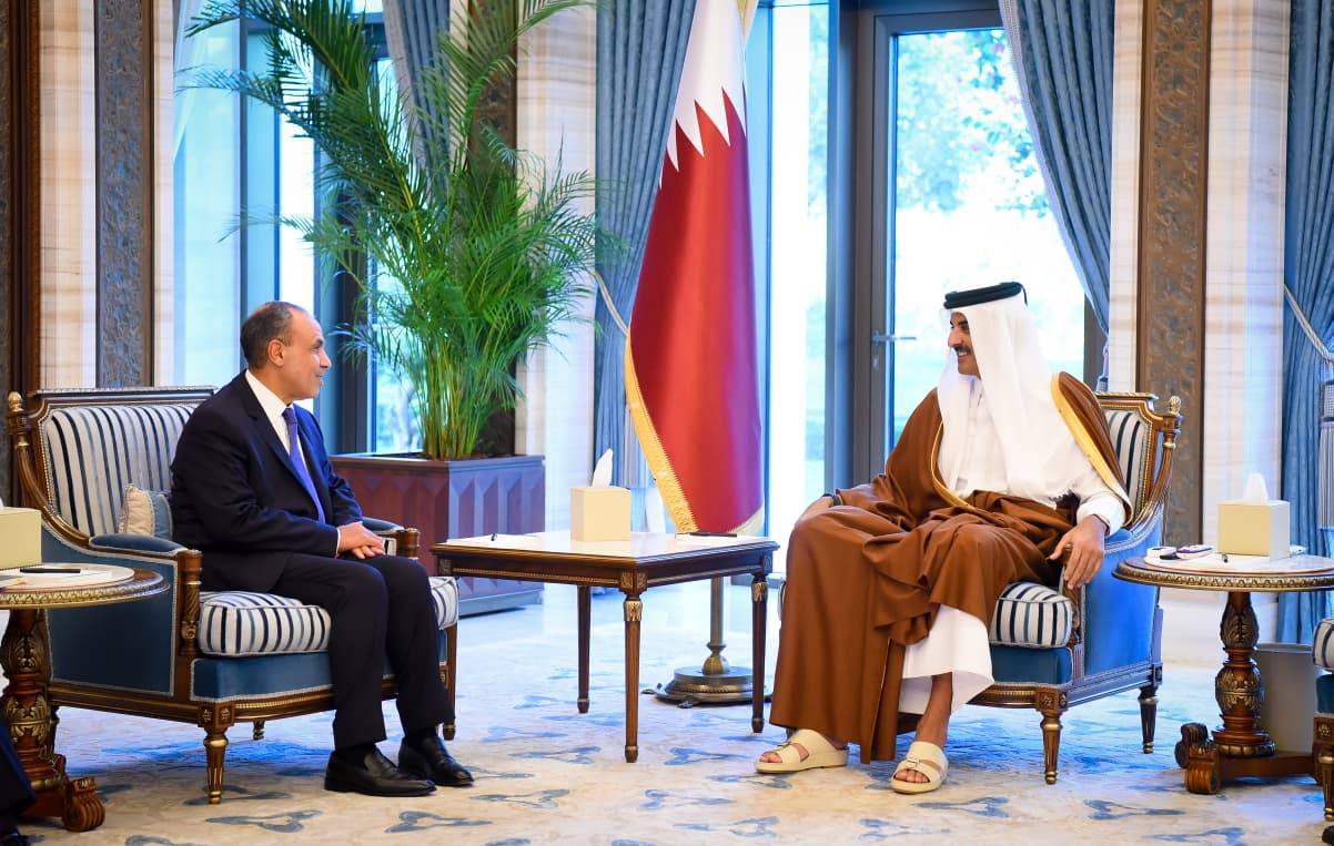 أمير قطر ووزير الخارجية المصرية يبحثان خفض التصعيد بالمنطقة