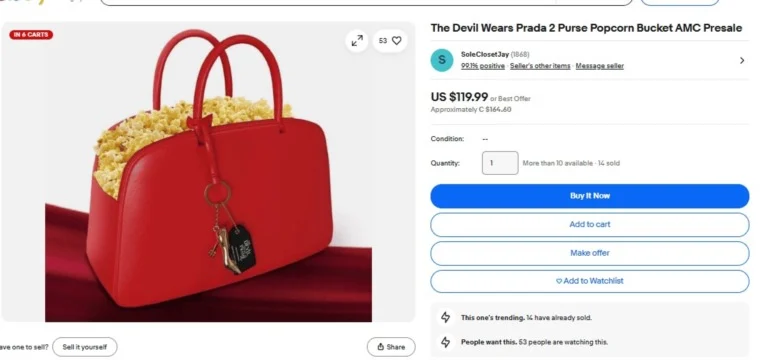 وعاء فشار يتحول لأغلى إكسسوار سينمائي