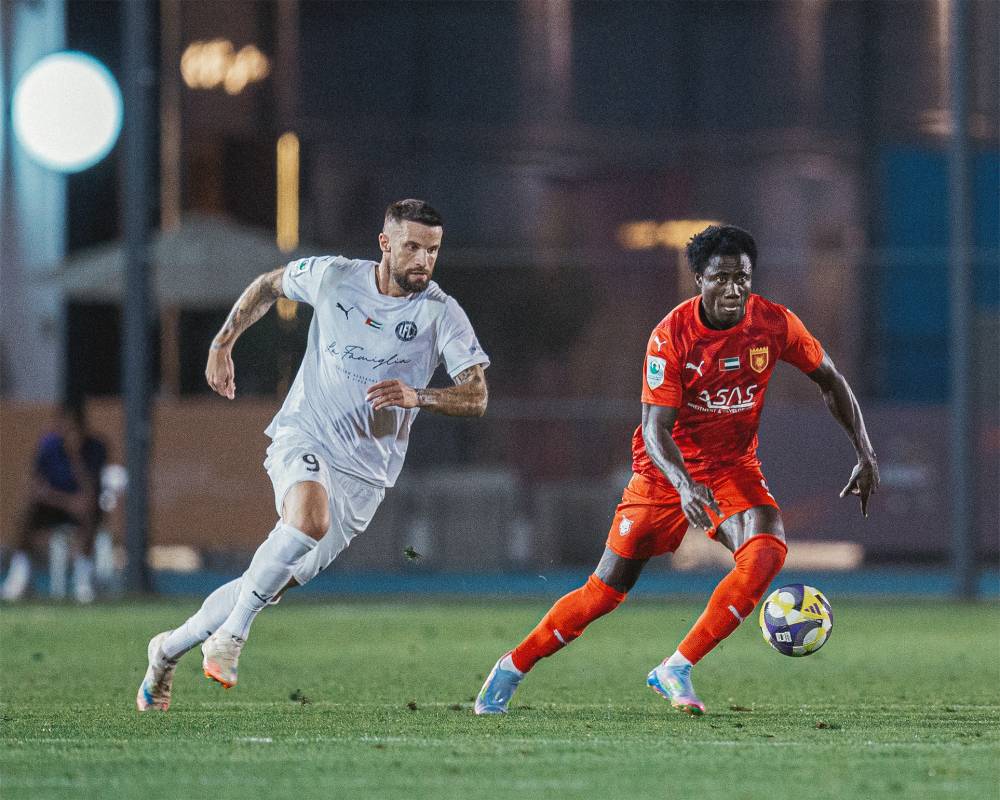 من مباراة يونايتد والفجيرة