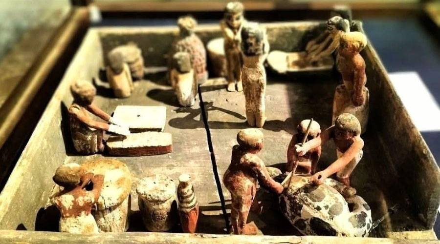 مطبخ فرعوني في المتحف المصري