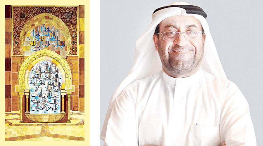 خالد الجلاف يحول اللوحة إلى قصيدة بصرية