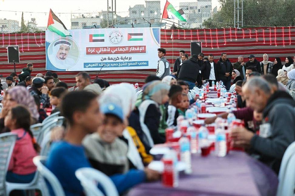 «الفارس الشهم 3» تنظم إفطاراً لسكان الزوايدة