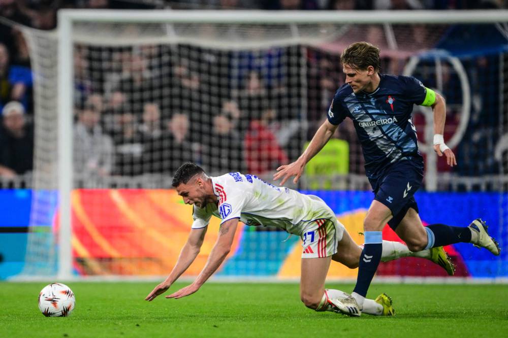 من مباراة ليون وسلتا