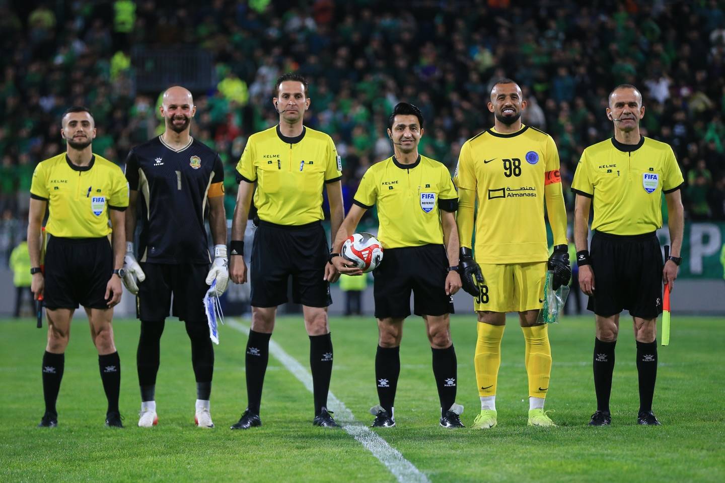  فهد طالب وأحمد باسل في آخر مباراة للشرطة والطلبة