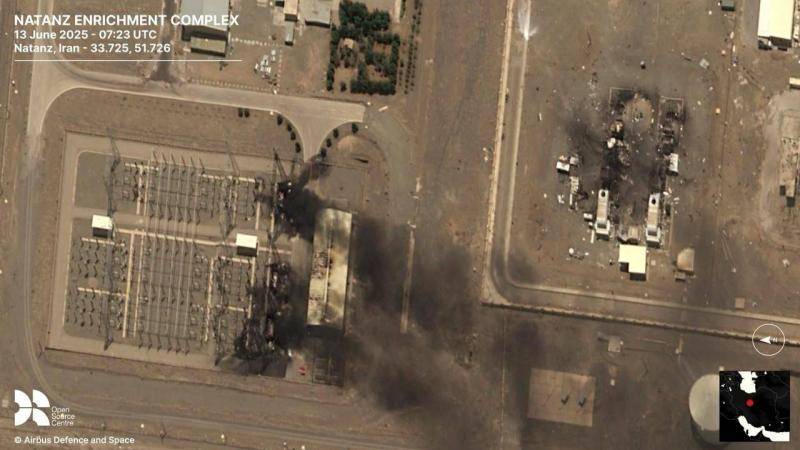 «الطاقة الذرية»: لا زيادة في مستويات الإشعاع بعد استهداف نطنز