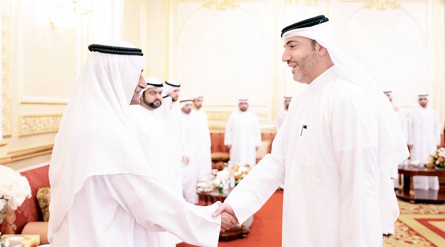 الشرقي وسعود بن صقر يواصلان استقبال المهنئين بعيد الفطر