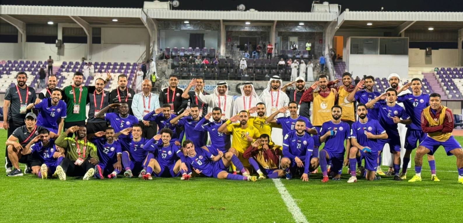 فرحة لاعبي الذيد