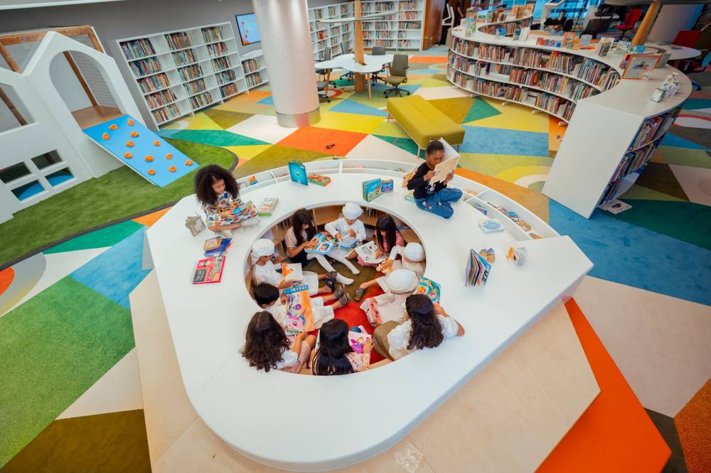 مكتبة محمد بن راشد.. بيت الأطفال