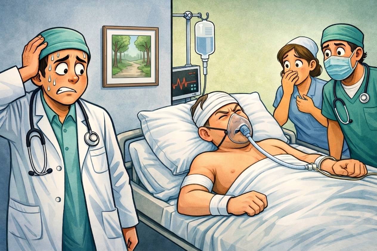 خطأ طبي لطبيب عربي يتسبب في التهابات وعمليات جراحية