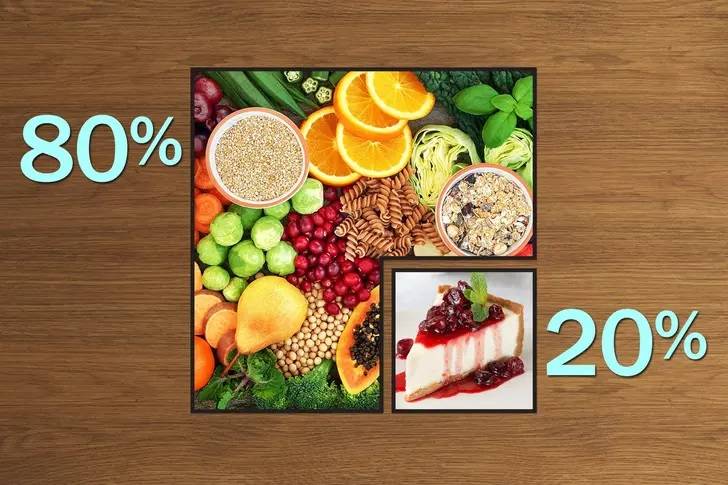 قاعدة 80 /20.. توازن غذائي صحي مستدام