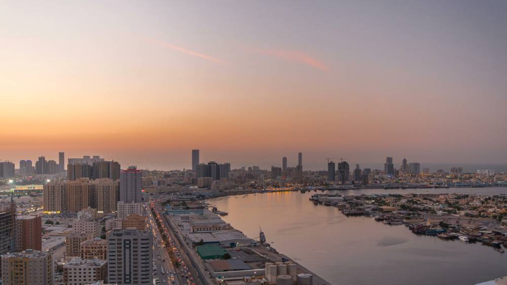 منظر عام من عجمان 