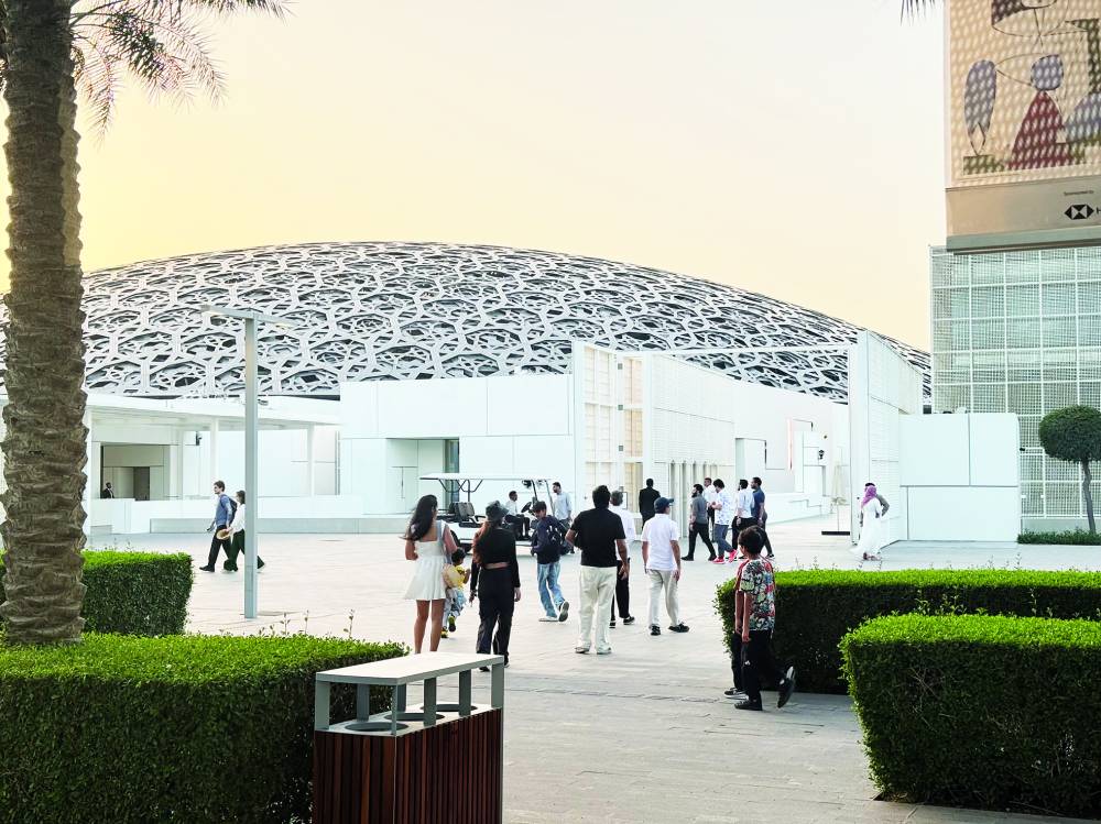 متحف اللوفر في أبوظبي (تصوير- محمد السماني)