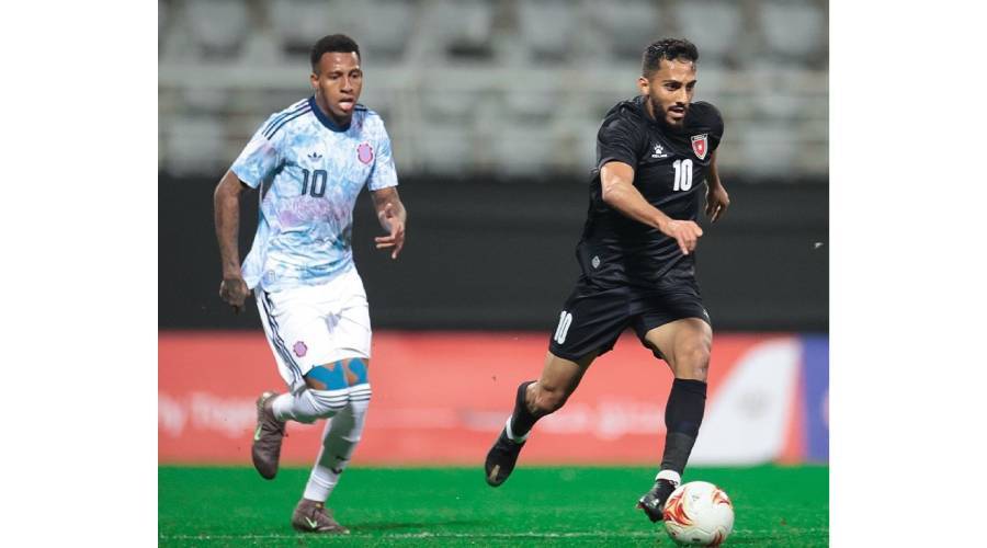 من مباراة الأردن وكوستاريكا