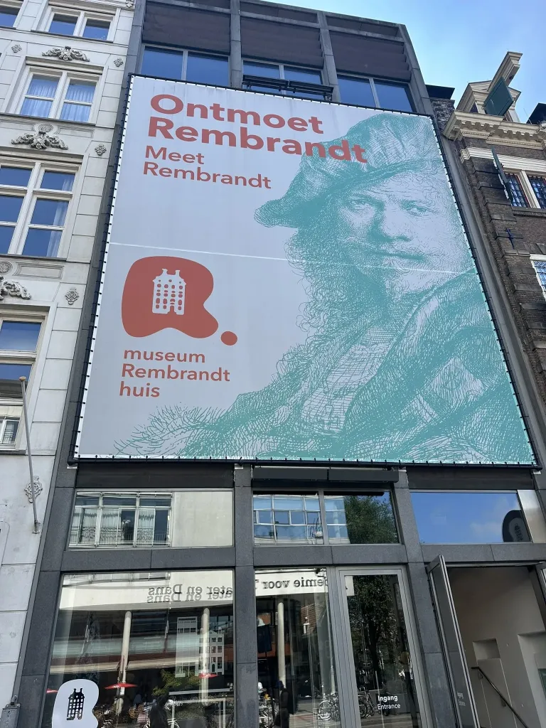 جدارية يظهر فيها الرسّام الهولندي رامبرانت