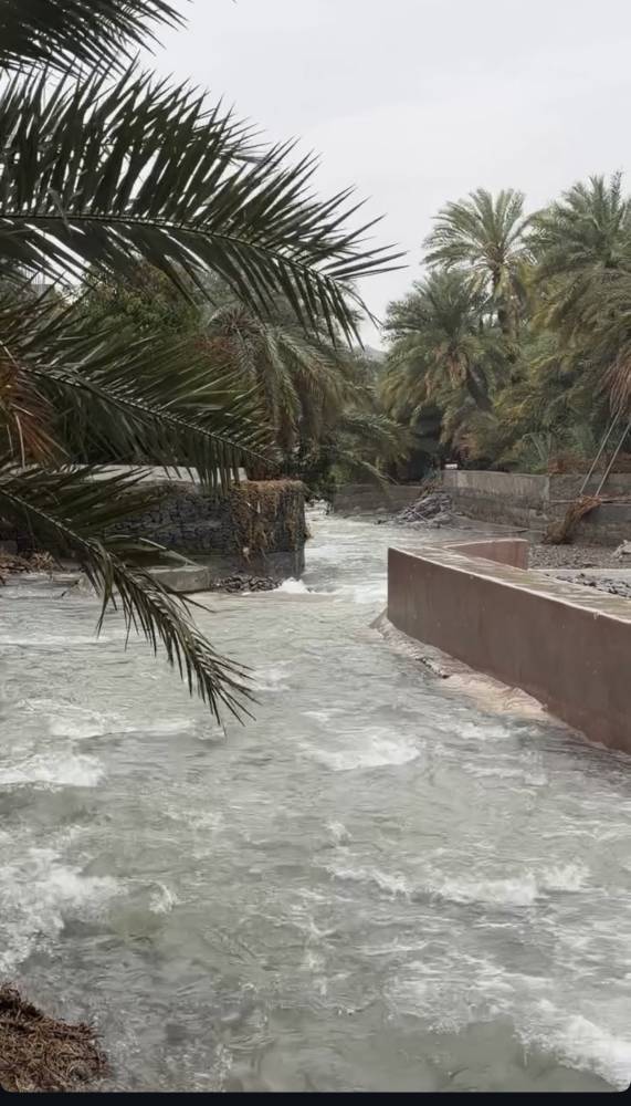 منخفض العزم ينعش الأفلاج والأودية والآبار