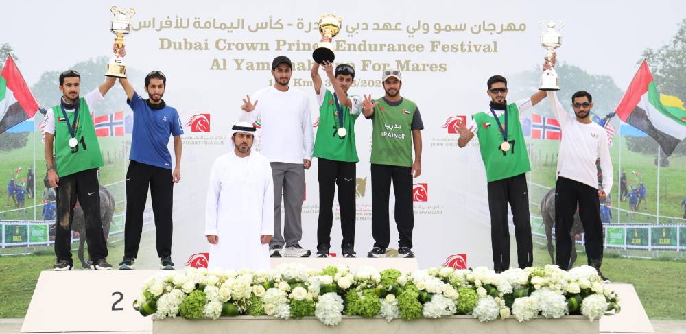 أحمد الكعبي يتوج أبطال سباق كأس اليمامة 