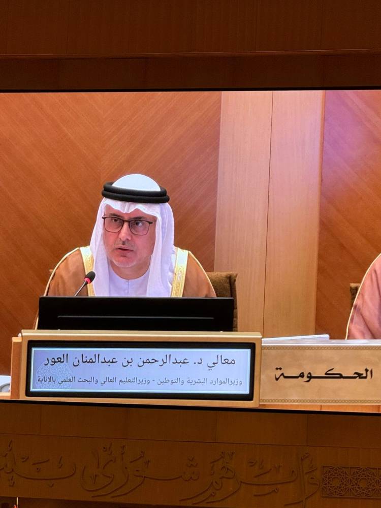 عبد الرحمن العور: زيادة الطلبة المواطنين في «التعليم العالي» من 49 ألفاً إلى 58 ألفاً خلال 5 سنوات