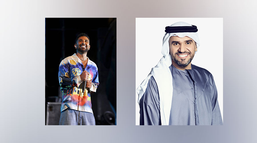حسين الجسمي وأحمد سعد نجما «ليالي العيد» في أبوظبي