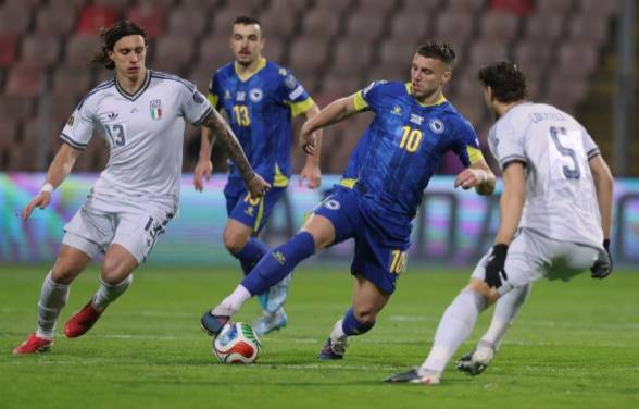 إيطاليا تغيب عن المونديال بعد الخسارة أمام البوسنة والهرسك