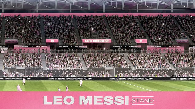 مدرج خاص لعشاق ليو ميسي 