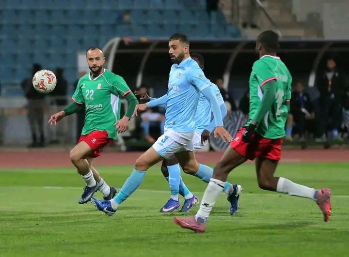 من مباراة الوحدات والفيصلي