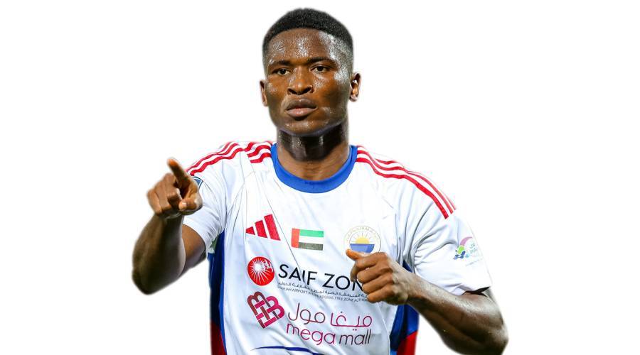 عثمان كمارا يحتفل بهدفه في الوصل